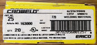 Lot  2box    Erico 163000 F20  25 Cartridge Welding Merteral