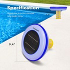 Solar Pool Ionizer Floating Copper Ion Pool Cleaner Reduce Chlorine 35000 Gallon