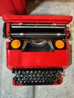 Olivetti Valentine S Typewriter Red  Vintage Operation Unchecked Rare Antiques
