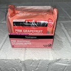 Nib  Neutrogena Facial Cleansing Makeup Wipes Pink Grapefruit 2 Pack X 25 Ct