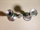 Two Vintage Kmd Tiel Royal Holland 6 3 4    Candlesticks W bonus Snuffer Pewter