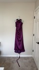 Satin Long Formal prom Dress Halter Mermaid With A Corset Back