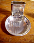 4 Antique Sterling Silver  925 Combination Ashtray Cigarette   Matchbook Holder