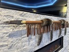 Hand Made Native American Indian Cherokee Raccoon Spear By Enrolled Member 60   