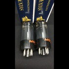 Great Pair Sylvania Made  moto Label  6v6gt Amplifier Vacuum Tubes Tested H 9166