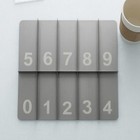 Takeaway Drink Rack Rectangular Numbered Drink Pickup Tray Rack Even Surface