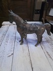 Vintage Bronze Copper Tone Cast Metal Horse Statue Equestrian Figurine Large 10 