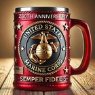  250th Anniversary Military Commemorative 3d Mug  Exquisite Military Theme Mug