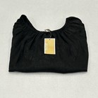 Michael Kors Women s Off-the-shoulder Long Sleeve Top  Black  Size P xs