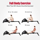 Foldable Magnetic Rowing Machine Rower W  10-level Tension Resistance System