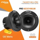 2x Prv 1    Neodymium Bullet Super Tweeter Tw400ti-nd-4 Pro 240 Watts 4 Ohm