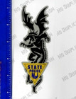 Official Nj State Police Decal Sticker Njsp - Black Dragon
