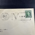 Canada 238 Single Usage Commercial Cover - 1937 Kgvi Mufti Coil - V Cancel