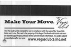 Las Vegas Club Casino - Las Vegas  Nv - 6th Issue Slot Card