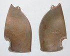 Perko Half Cowl Vents  Pair  Cast Bronze  Vintage