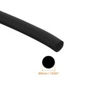 Uxcell Foam Rubber Weather Seal Strip  6mm 15 64   Diameter 6mm X 7 5m  Black 