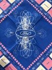 New Ford Motors Breast Cancer Awareness Support Bandanna Scarf Logo Blue Pink
