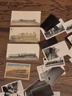 Vintage  Locomotive B w Photo  Some Negatives Lot Belt   Santa Fe Railroad 