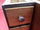 Antique Singer Treadle Sewing Machine Wooden Drawers 2 Sets Of 2 Drawers