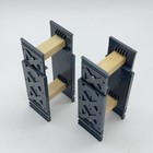 Thomas   Friends Brio Wooden Railway Compatible Train Track Risers X2 Gray Guc