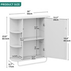 Bathroom Cabinet Storage Wall Mounted Shelf With Mirror Door Kitchen Organizer