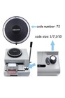 72 Character Manual Stamping Machine Card Embosser Printer Code Id Pvc Cred