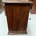 Small Antique Oak Smokers Cabinet  Small Proportions In Vgc With Glazed Door Vgc