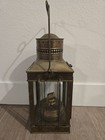 Pristine Brass Ship Lantern Vintage Nautical Oil Lamp Made In England 