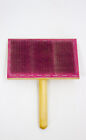 Hand Carder Wool Carding Comb Fiber Combing Wooden Brush X 2 Pcs Size 18 Cm