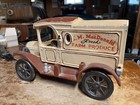 Antique Vintage Cast Iron Toy I  M  Macdonald Fresh Farm Produce Delivery Truck