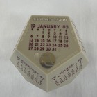Northwest Orient Airlines Vintage 1985  12 Sided  Dice Souvenir Calendar Plastic