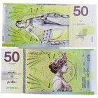 Netherlands  5pc  50 Notes  Private Issue Polymer  Mata Hari  Unc  Free Shipping