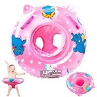 Walsai Baby Swimming Float  Inflatable Swimming Ring With Baby Float - Pink