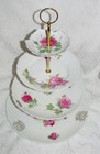 Custom Four Tier Cake Stand Made With Antique Plates Tea Party