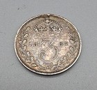 1887 Great Britain 3 Pence Jubilee Head Victoria Km 758  925 Fineness