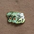 Vintage Northrop F-5e Tiger Ii Plane Two Tiger Heads Jacket Lapel Pin Tie Tac
