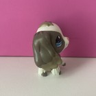 Littlest Pet Shop Lps Cocker Spaniel Blythe Dog White Grey  2254 Authentic Euro 