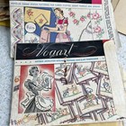 Lot Of 40 Old Vintage Embroidery Patterns Transfers Vogart Aunt Martha Many Used