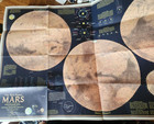1973 National Geographic The Red Planet  Mars Map Cartograph
