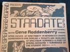 Original 1975 Gene Roddenberry Appearance Poster Syracuse Star Trek Spock Kirk