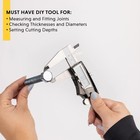 General Tools Digital Caliper 1478 - 8  Caliper Measuring Tool - Stainless Steel