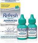  8  Bottles Twin Pack Refresh Optive Advanced Triple Action Eye Drop Expire 2027