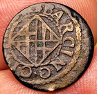 Philip Iv Barcelona 1600s Spanish Ardite Catalonia Ardite Coin 