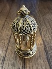 Vintage Corday Love Birds Birdcage Solid Perfume Pendant Compact Toujours Moi