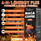 Maca Coffee For Men Herbal Supplement Coffee Energy Ginseng Ashwagandha Cordycep