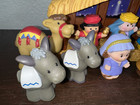 Little People 2002 Christmas Story Nativity Set Fisher Price 13 Pieces Play Set