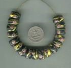 African Trade Beads Vintage Antique Venetian Glass Beads Matched Millefiori