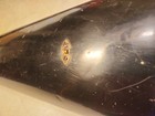 Antique Edison Cylinder Phonograph Horn The Early One Cone Shape Black W Gold St