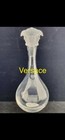 Versace Medusa Lumiere Decanter  Blown Crystal  With Frosted Medusa Stopper Nib