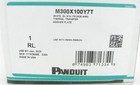 Panduit M300x100y7t Thermal Transfer Marker Plates 3 X 1 White Nos  stsi